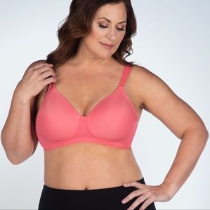 Leading Lady Bra The Brigitte Coral Plus Size 52G